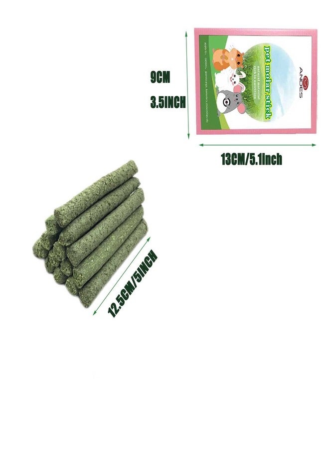 ANDES Rabbit Chew Toys 40pcs Timothy Hay Sticks About 14oz/400g Hamster Molar Snacks Handmade are Perfect Food Accessories for Bunny Guinea Pigs Rats Chinchillas Gerbils - Image 2
